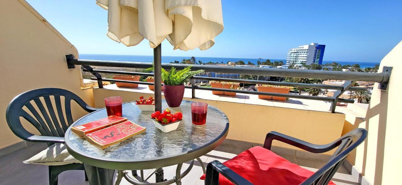Ferienwohnung Buena Vista - Morro Jable - Meerblick - Pool Luaran gambar