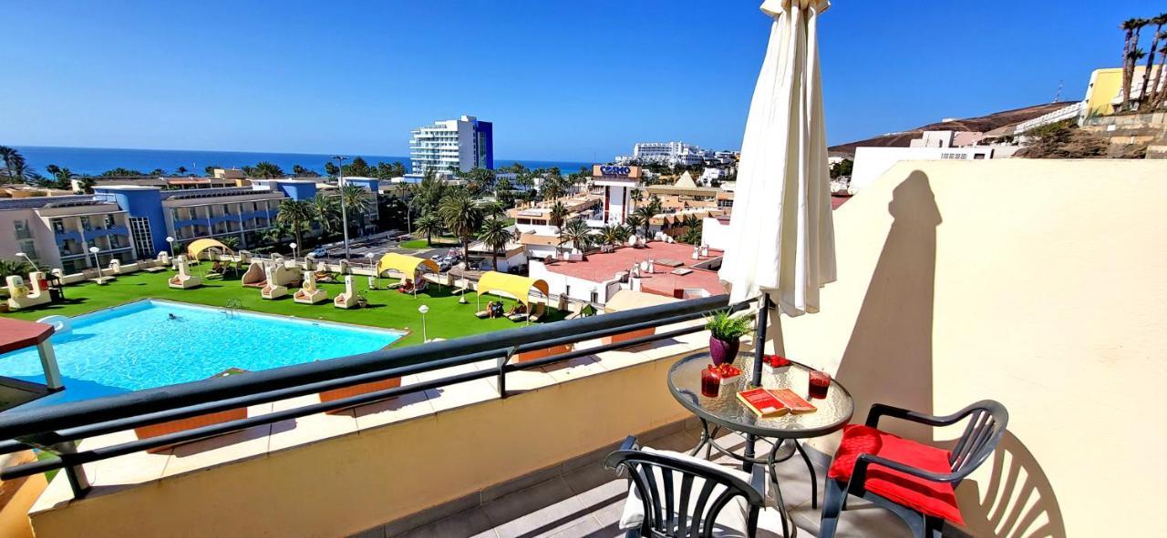 Ferienwohnung Buena Vista - Morro Jable - Meerblick - Pool Luaran gambar